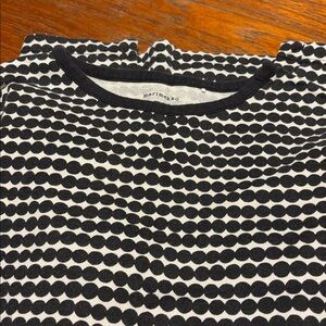 Marimekko Monochrome Dot Pattern Shirt